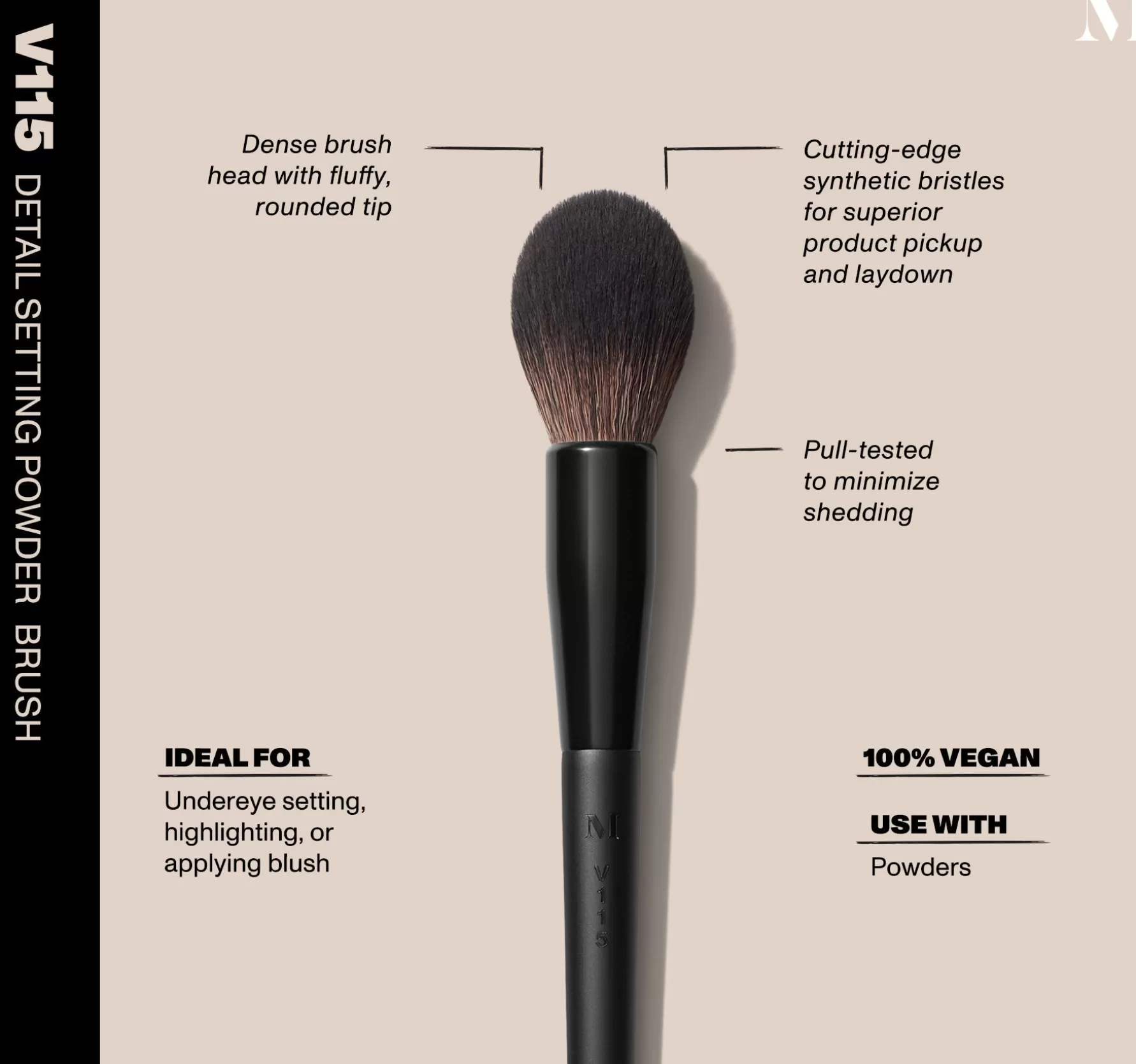 Morphe V115 - Detail Setting Powder Brush Discount