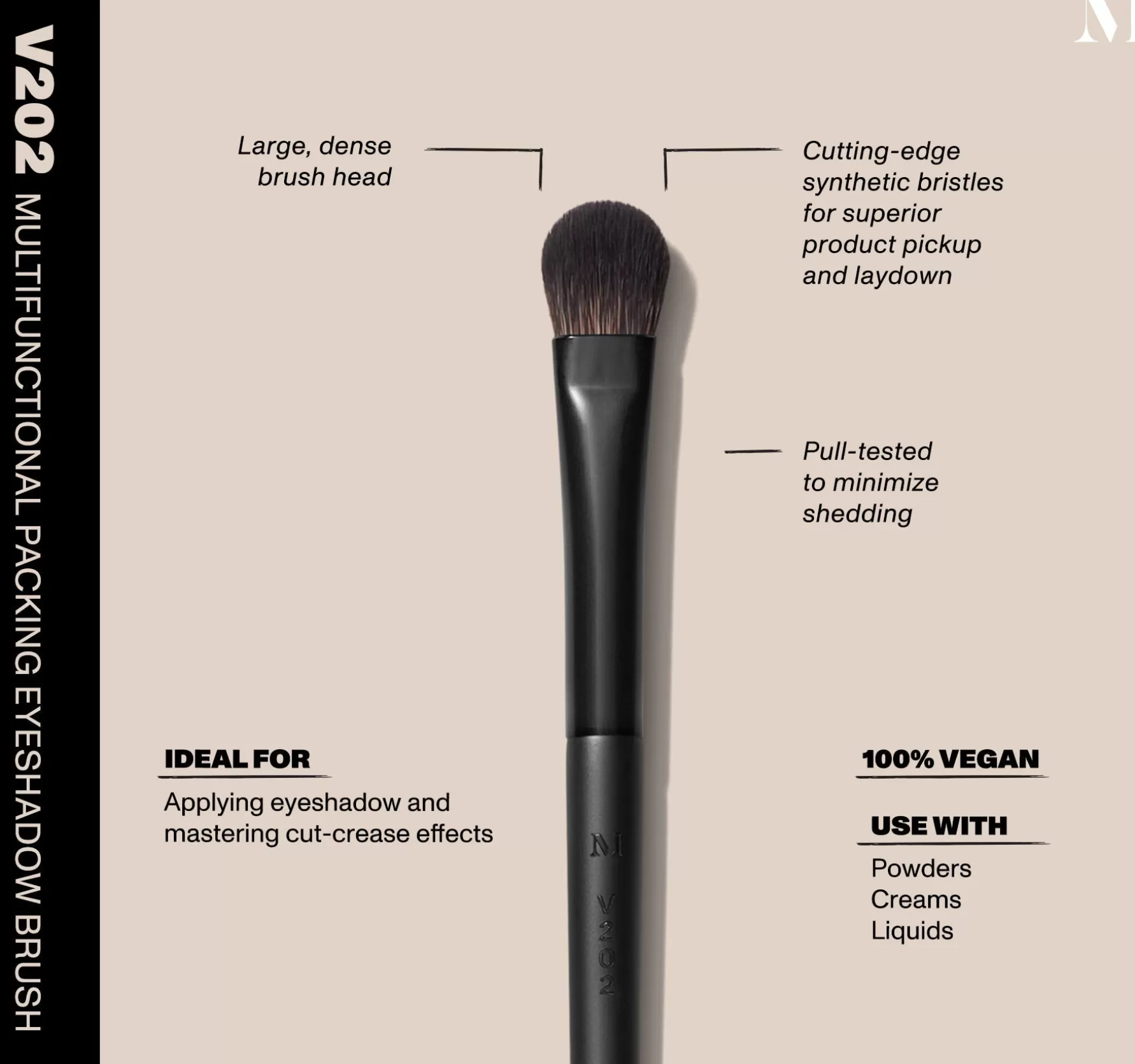 Morphe V202 - Multifunctional Packing Eyeshadow Brush Discount