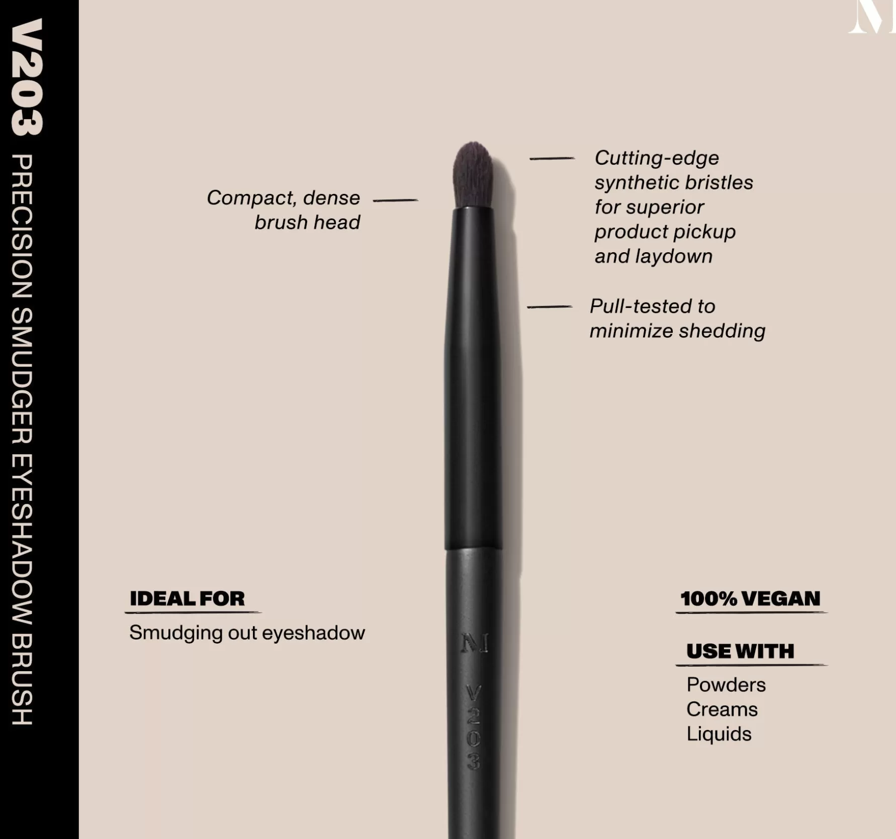 Morphe V203 - Precision Smudger Eyeshadow Brush Best Sale